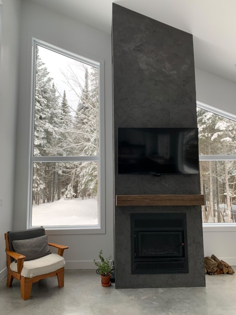 Fireplace - MicroConcrete - Anthracite