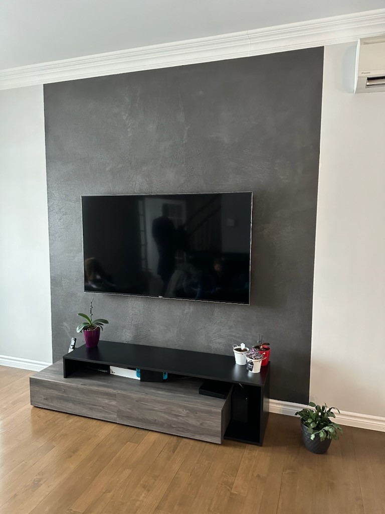 Wall -MicroConcrete - Anthracite