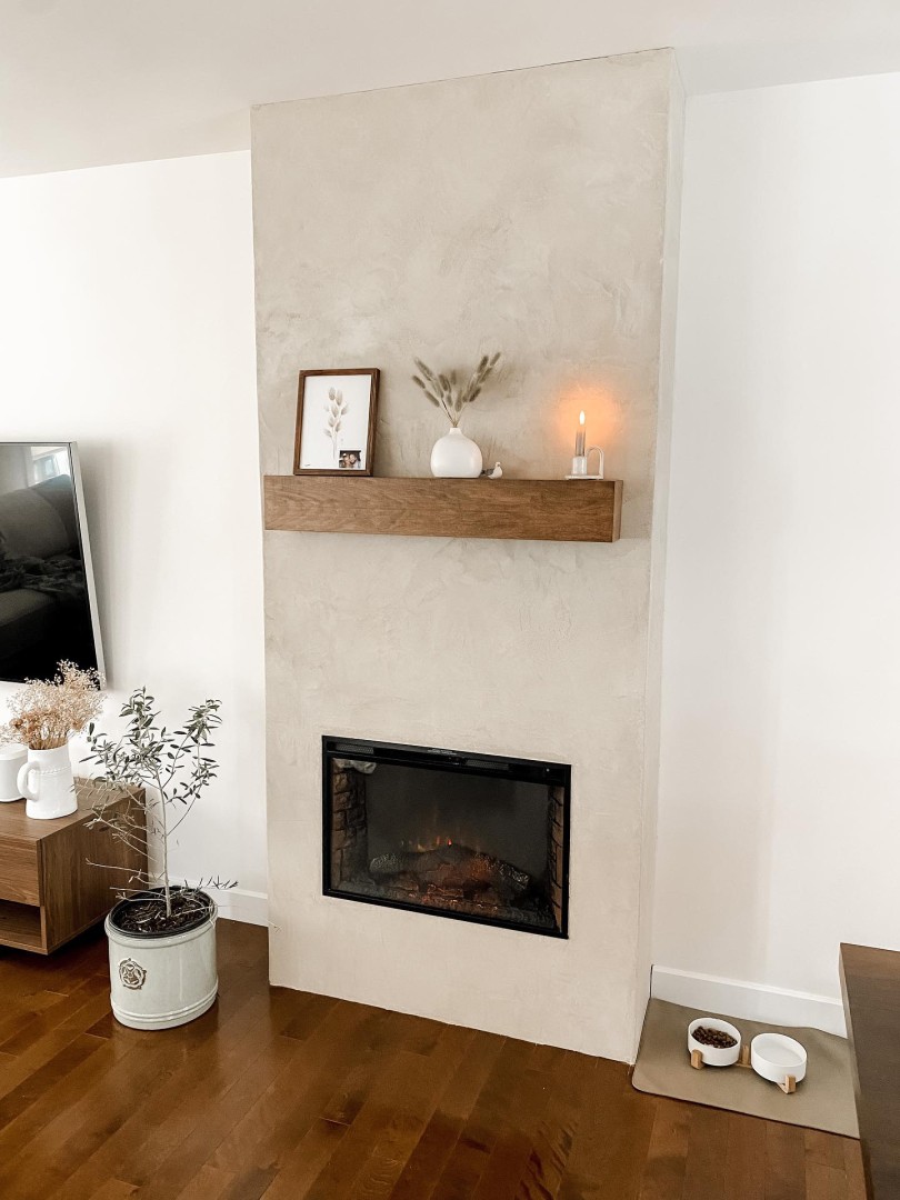 Fireplace - MicroConcrete - Pearl