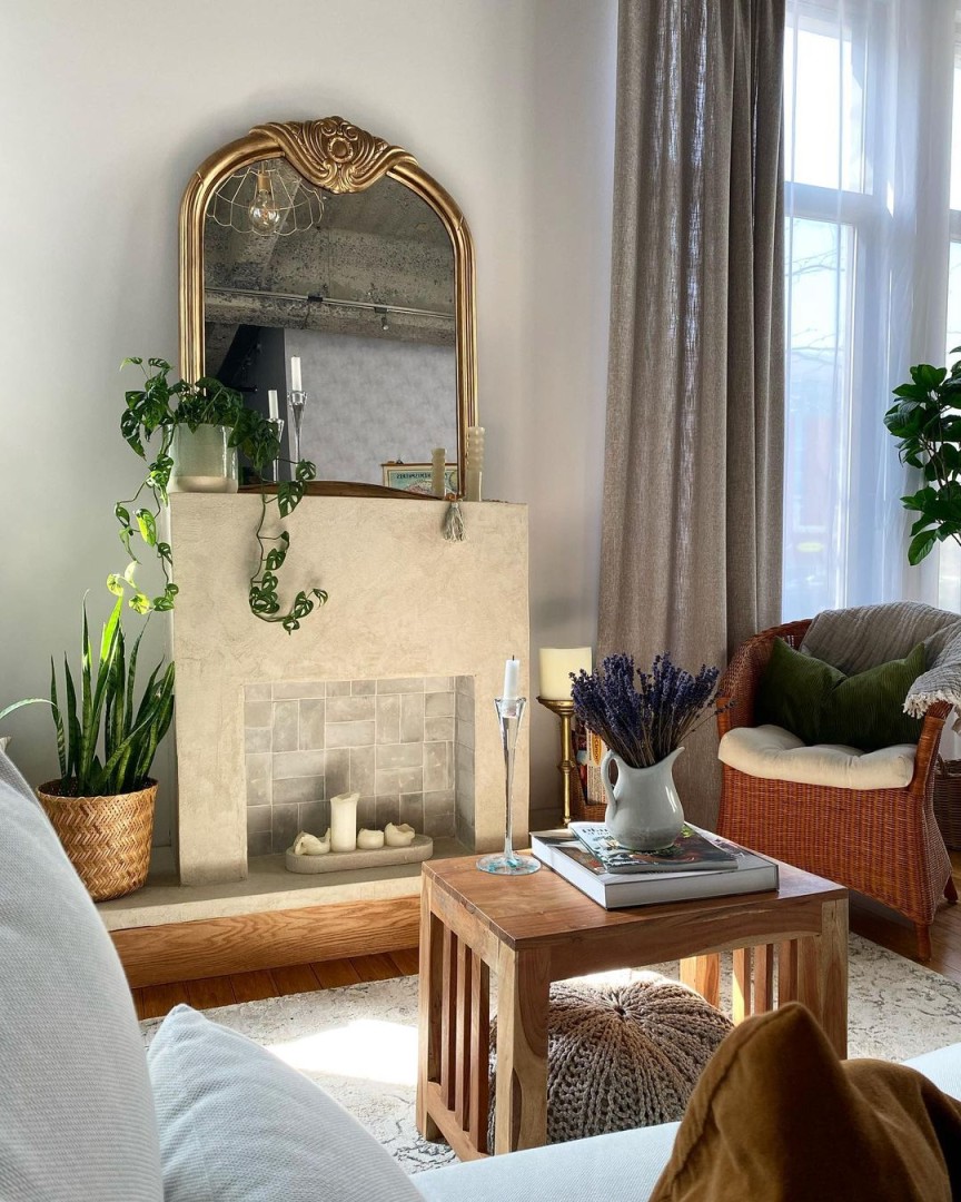 Fireplace - MicroConcrete - Pearl