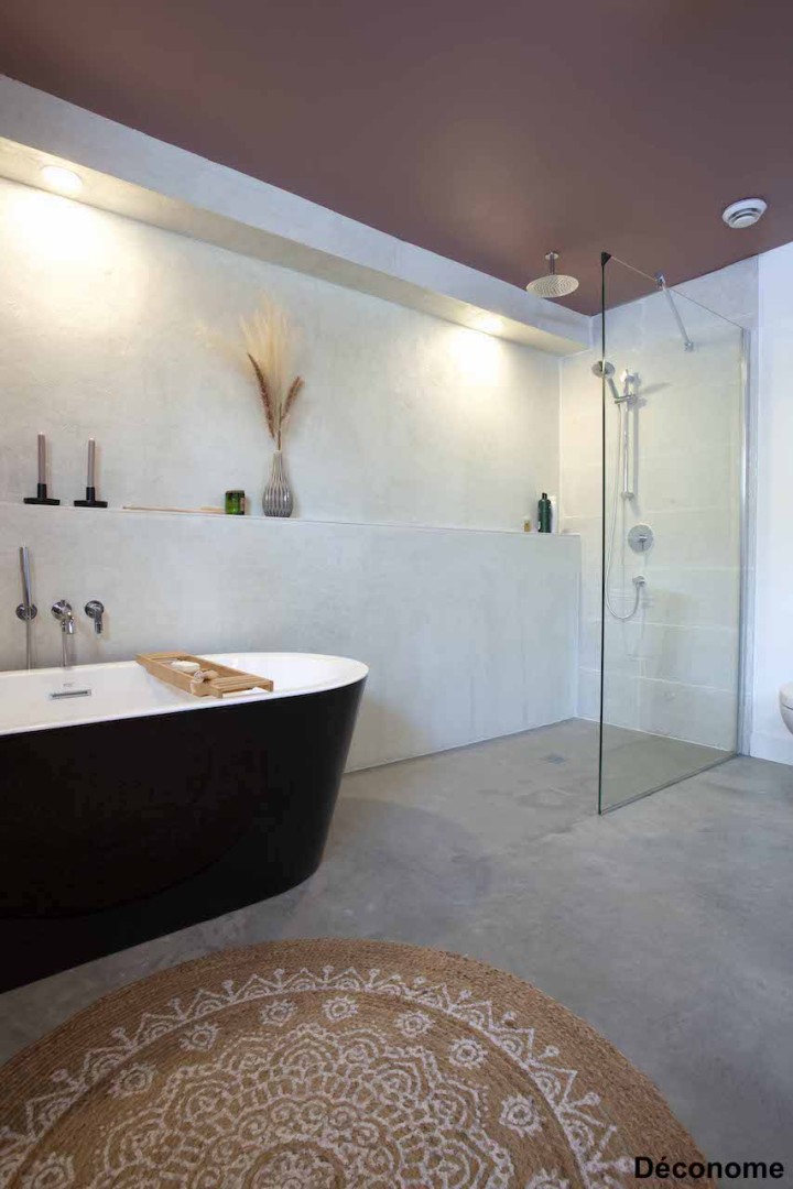 Shower - MicroConcrete - Ivory