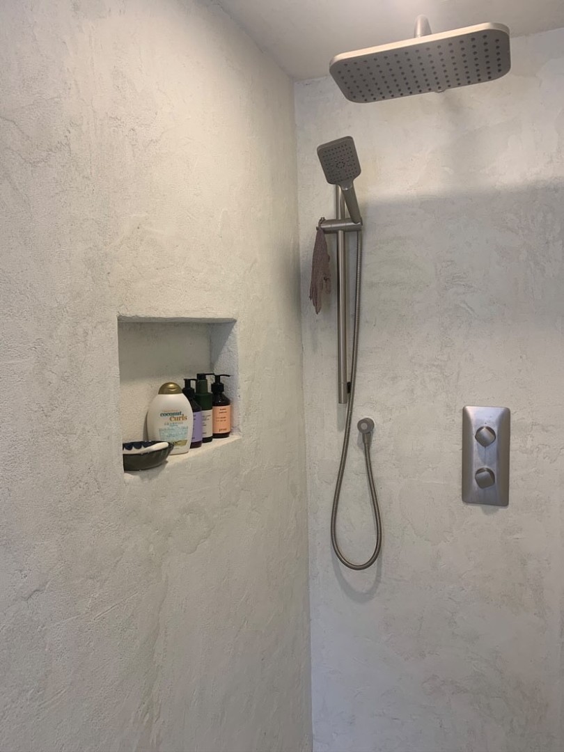 Douche - MicroBéton - Ivoire