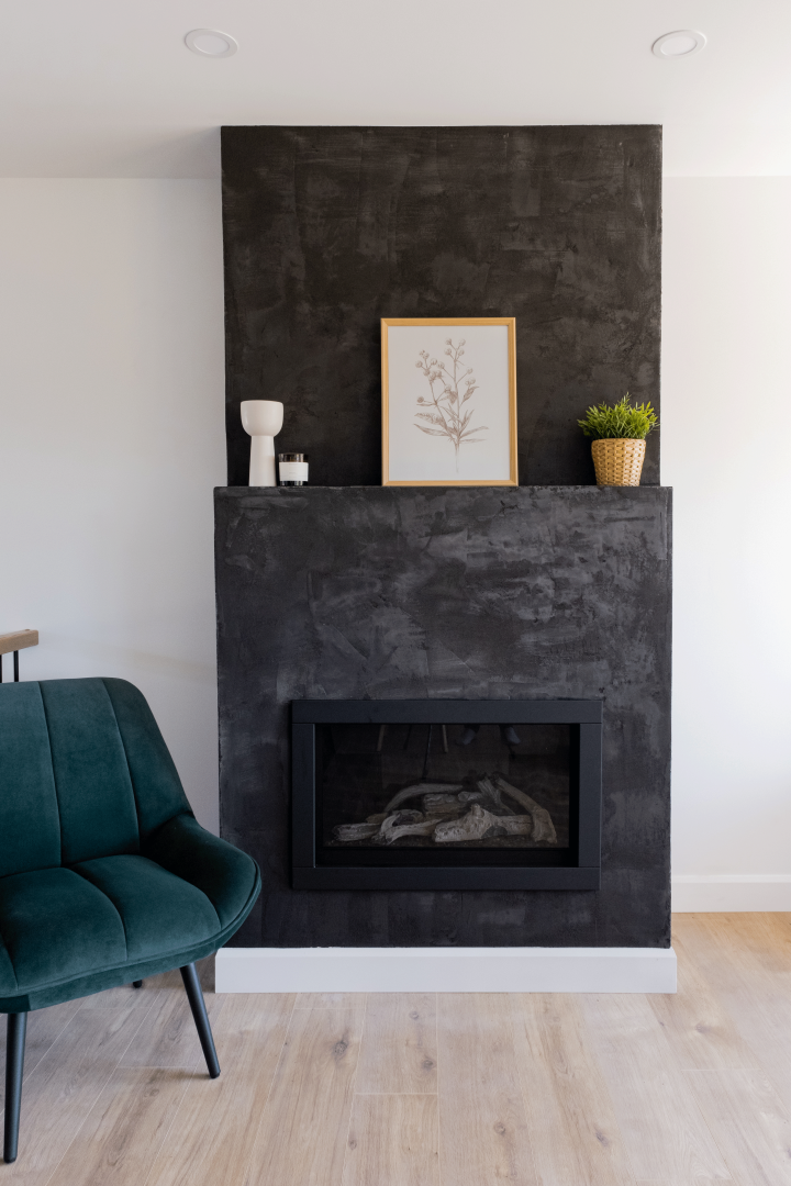 Fireplace - MicroConcrete - Carbon